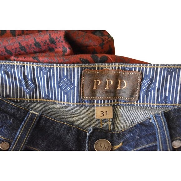 Men's Paige Premium Denim Normandie Slim Fit Blue Jeans 31 - Picture 4 of 9